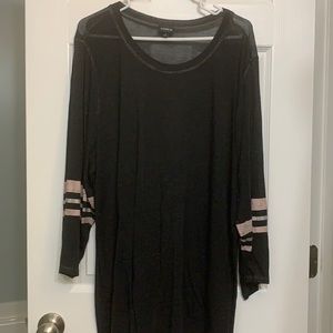 Torrid Sheer Baseball Tee
